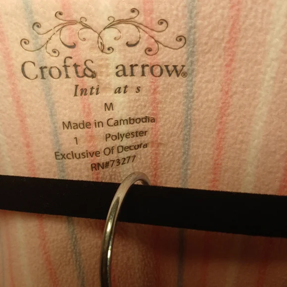 Croft & Barrow Pink Striped Pajama Set - Picture 3 of 10